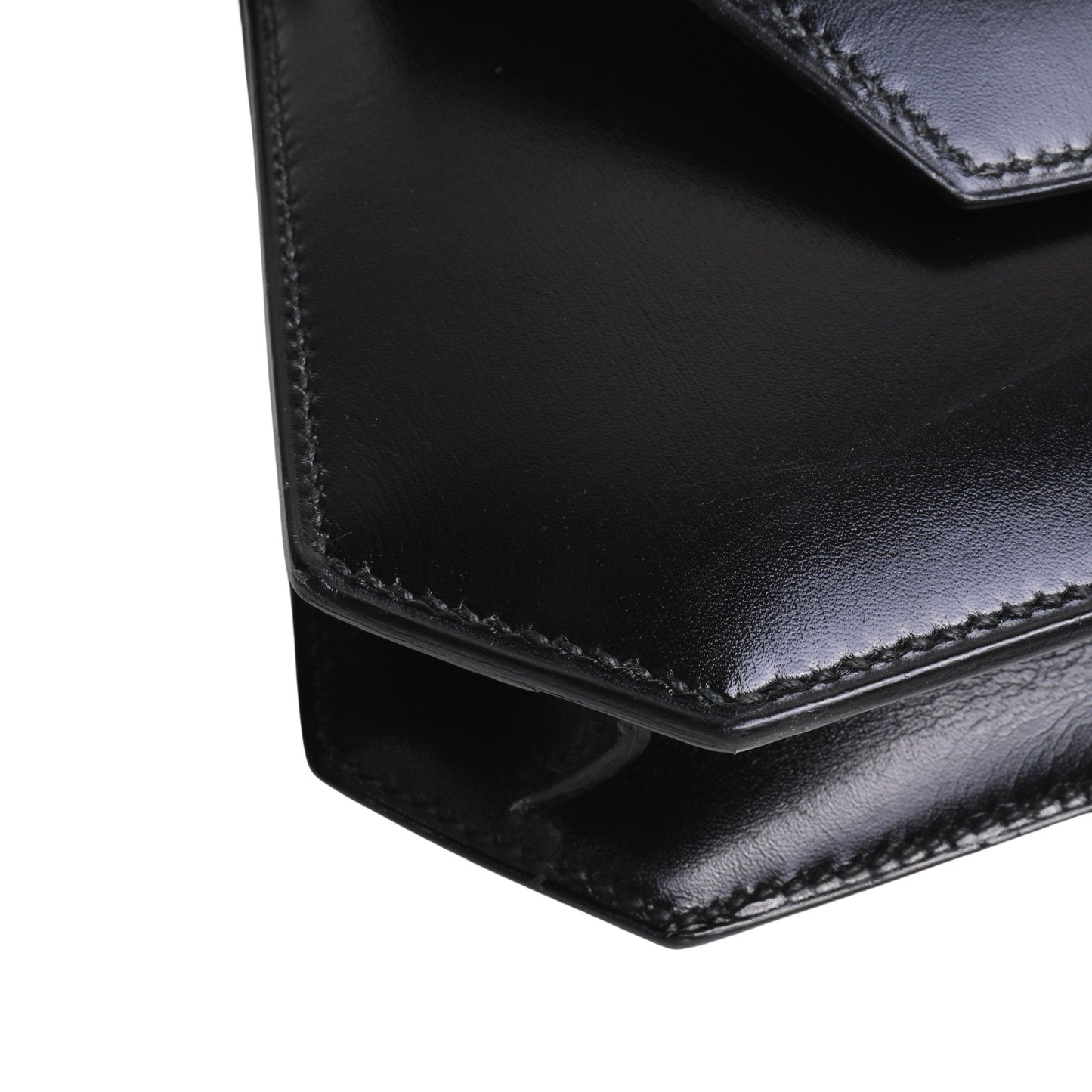 ナポレオン　ショルダーバッグ　ボックスカーフ　ブラック　GP　〇S刻印