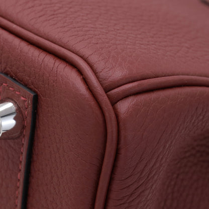 Birkin 25 Togo Rouge Ash SS K stamp