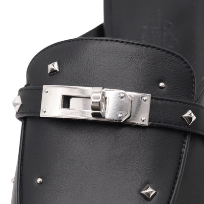 オズ　ミュール　サンダル　メドールスタッズ　ブラック　SS　36