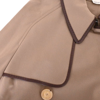 トレンチコート　ウール混　ベージュ　42